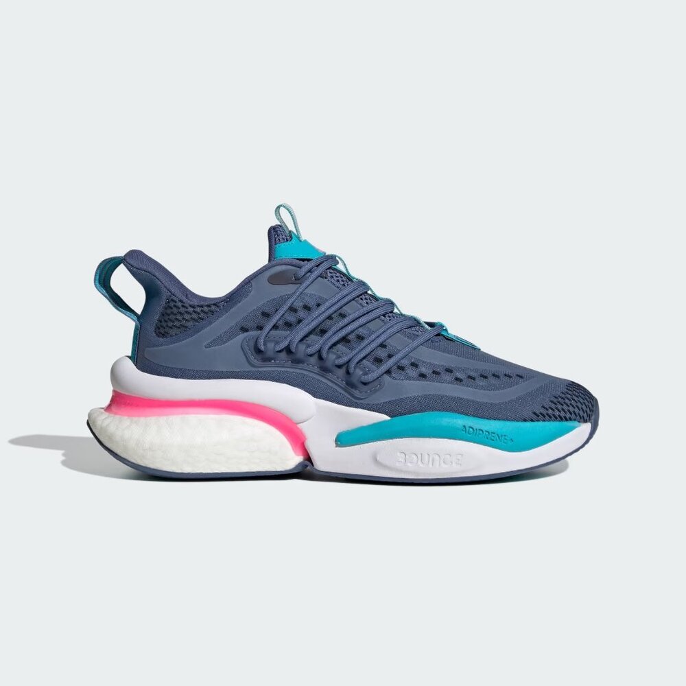 NWT Adidas AlphaBoost V1 Sneakers Women's 10 Crew Blue Lucid Pink - Picture 12 of 15